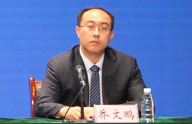 市生态环境局党组成员、市生态环境监控中心（市机动车排气污染监控中心）主任 乔文鹏