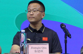亚洲铁人三项联合会执委、中国铁人三项运动协会秘书长 秦建秋 